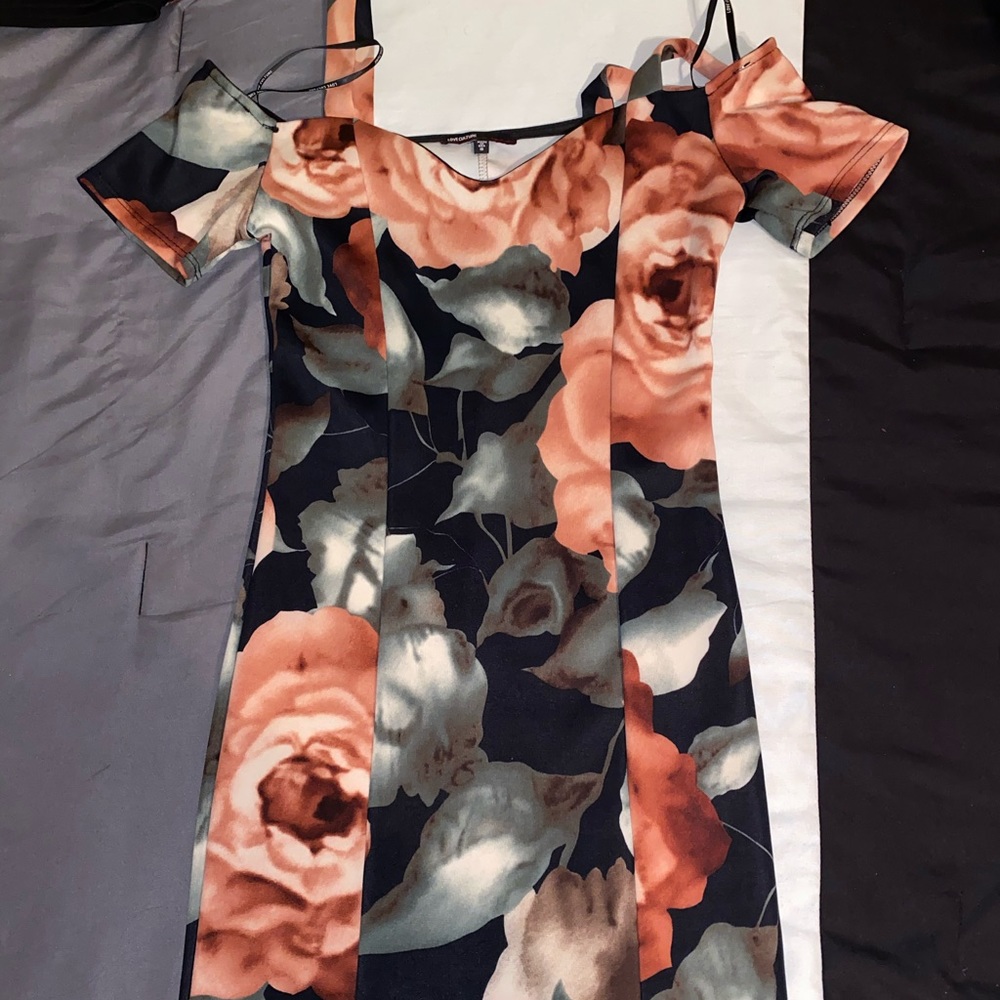 Floral mini dress